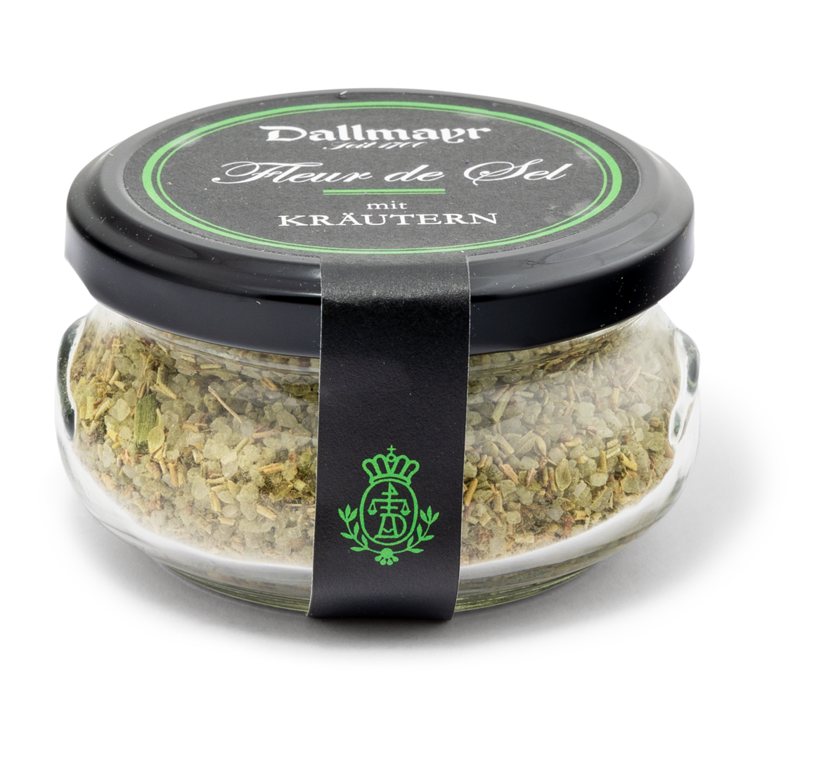 Image of Fleur de Sel Salzblüten aus Meersalz mit Kräutern
