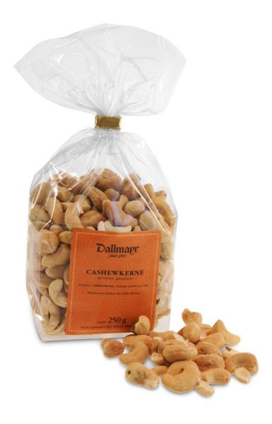 Cashewkerne geröstet und gesalzen Dallmayr Cashewkerne geröstet und gesalzen Dallmayr