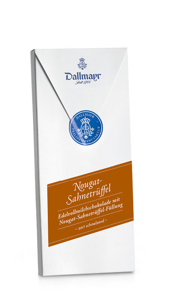 Nougat-Sahnetrüffel Schokolade Dallmayr