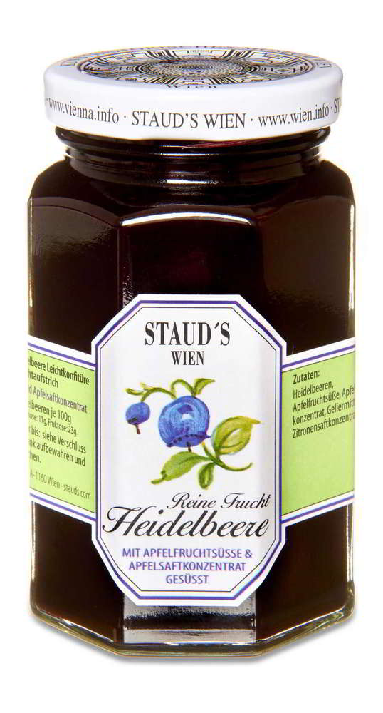 Heidelbeerkonfitüre mit Apfelsaft gesüßt ohne Zucker Heidelbeerkonfitüre mit Apfelsaft gesüßt ohne Zucker
