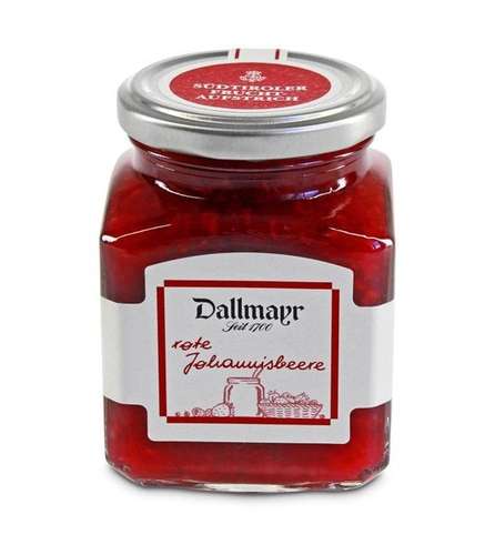 Südtiroler Fruchtaufstrich rote Johannisbeere Südtiroler Fruchtaufstrich rote Johannisbeere