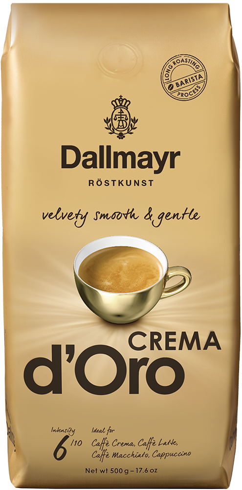 Crema d´Oro mild + fein ganze Bohne