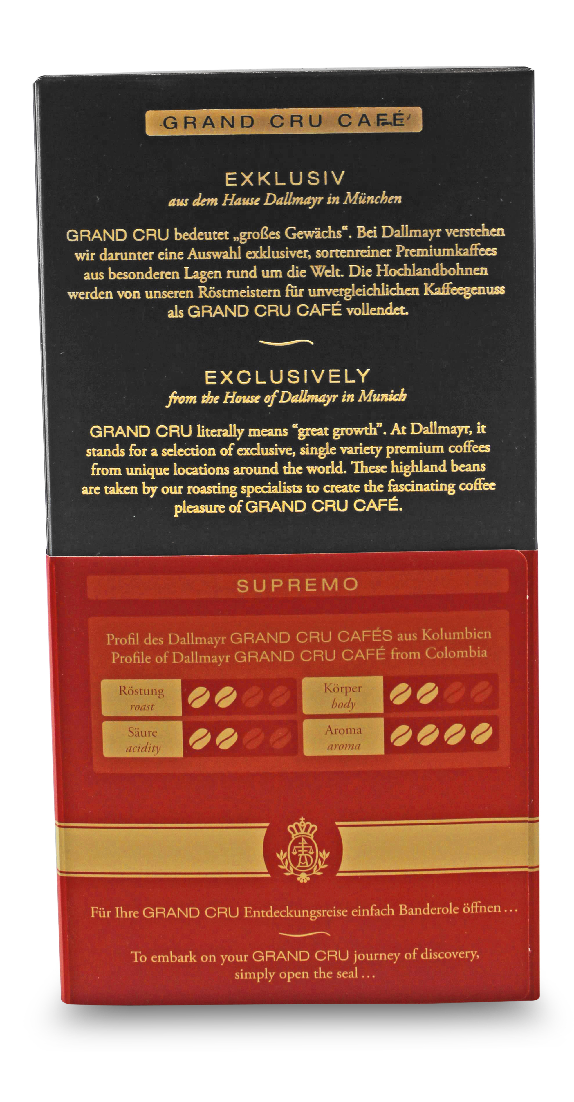 Grand Cru Supremo aus Kolumbien Grand Cru Supremo aus Kolumbien