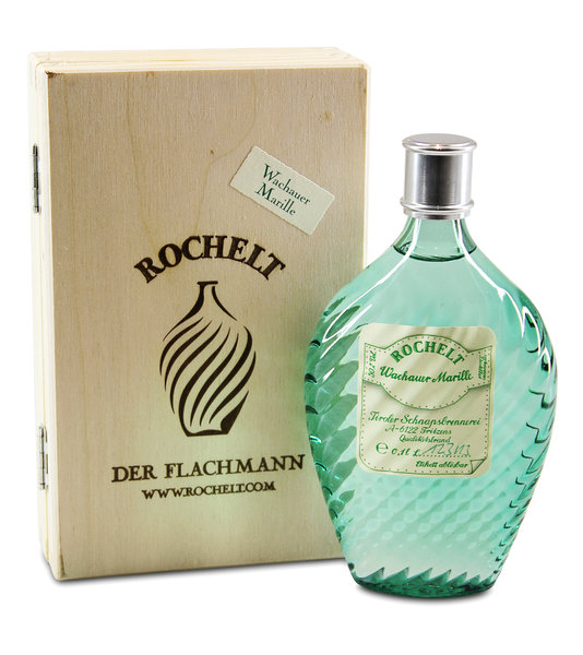 Rochelt Wachauer Marille Glasflachmann