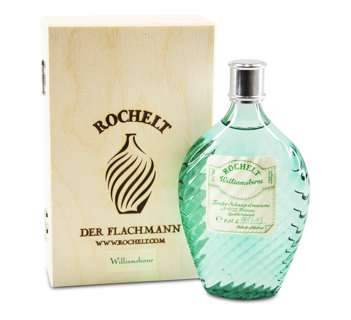 Image of Rochelt Williamsbirne Glasflachmann