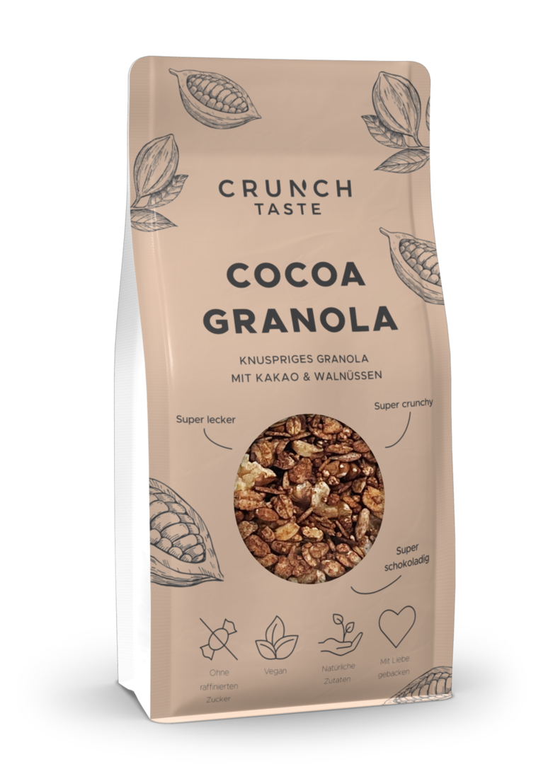 Granola mit Kakao & Walnüssen