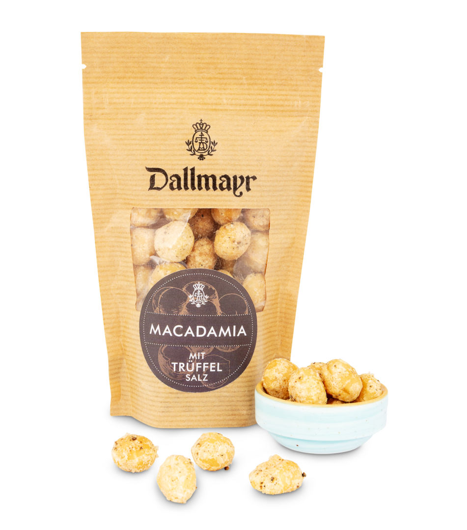 Macadamia mit Salz und Trüffel
 Dallmayr