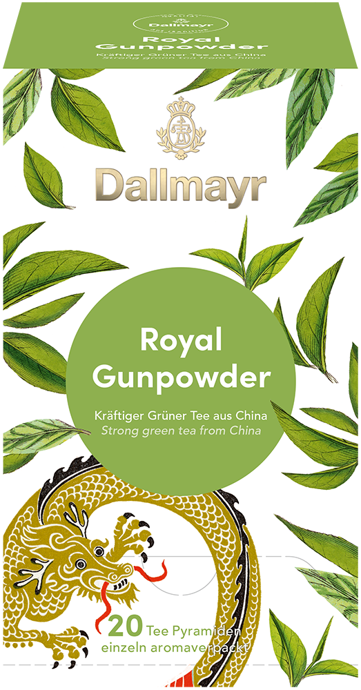 Royal Gunpowder
 Kräftiger Grüner Tee aus China 