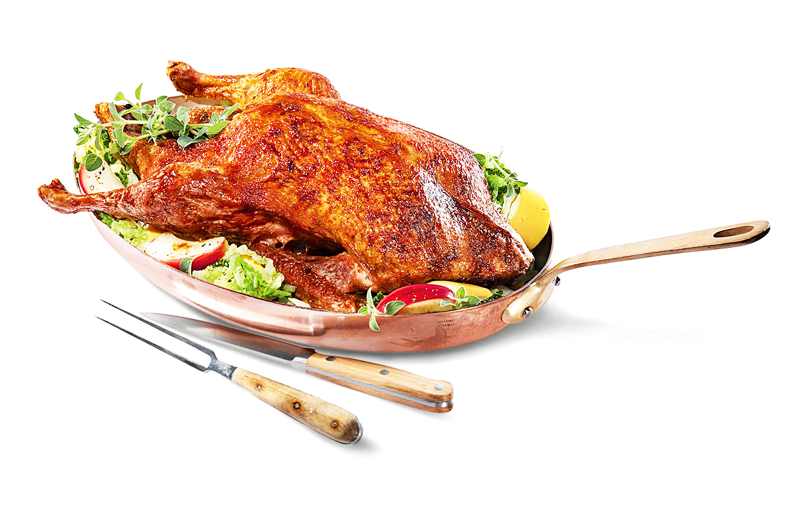 Rottaler Bauernente gebraten
 