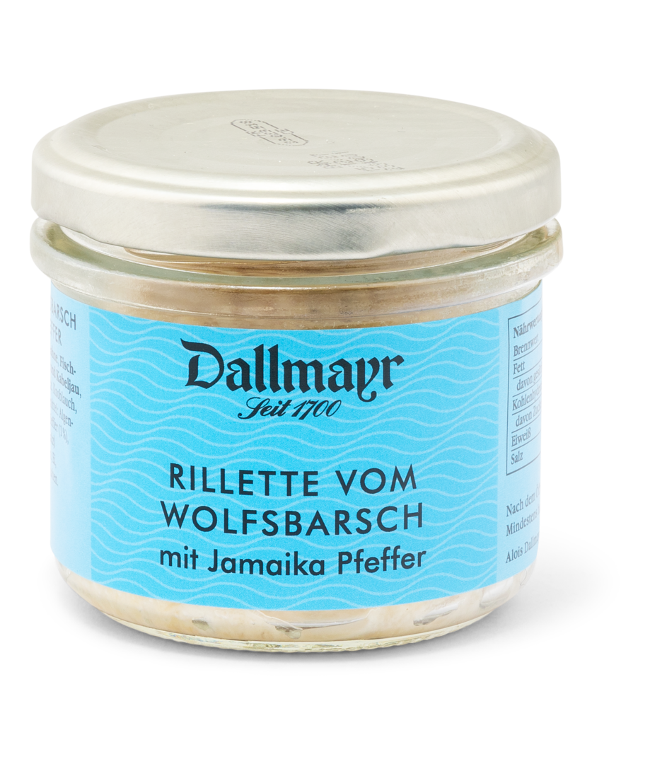 Rillette vom Wolfsbarsch mit Jamaika Pfeffer