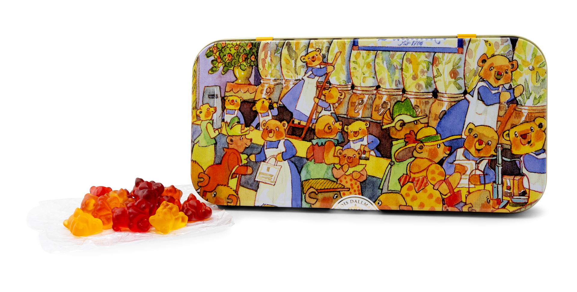 Bärchendose mit Saftbärchen
 Dallmayr
 