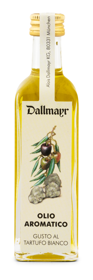 Olivenöl mit dem Geschmack vom weißen Trüffel