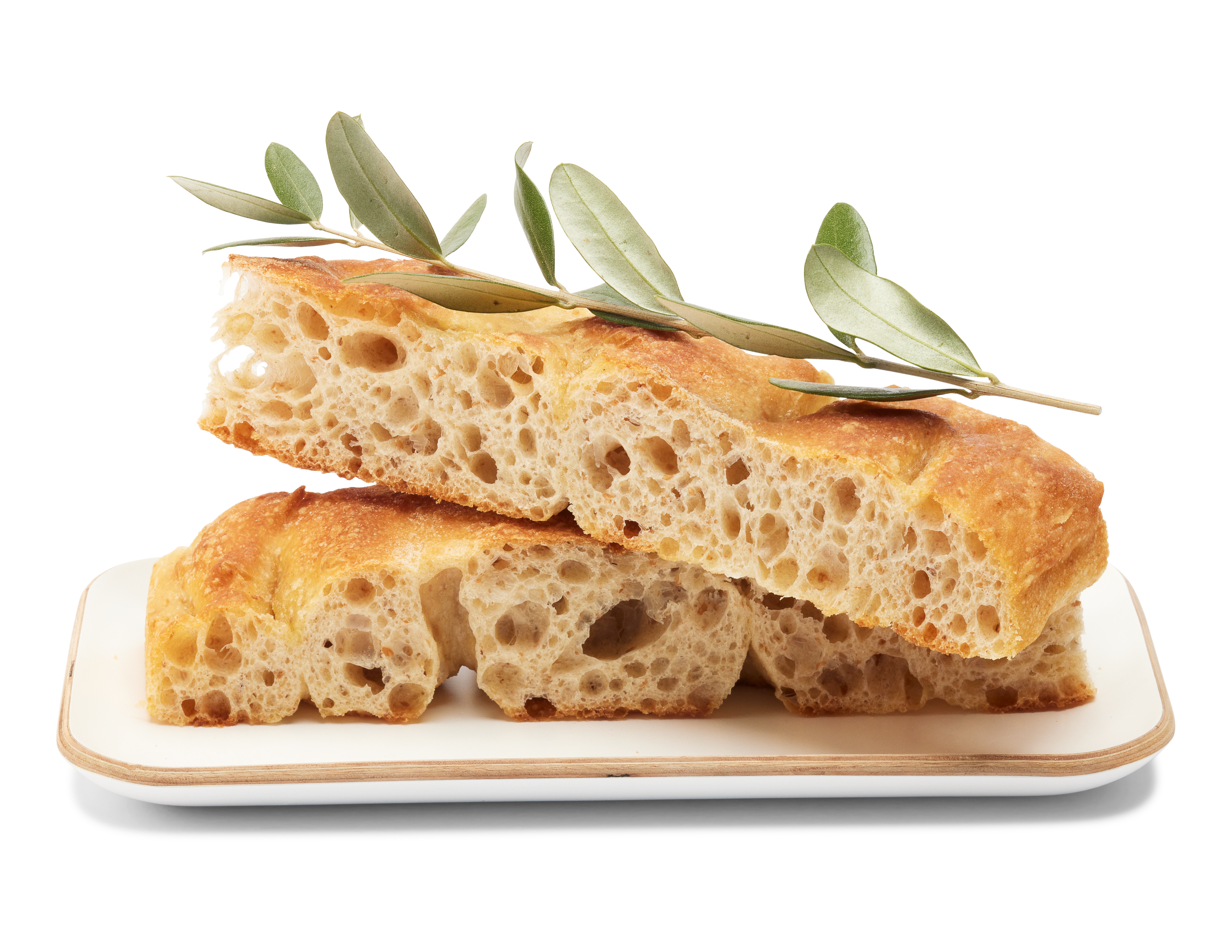 Focaccia Natur mit Olivenöl
 Dallmayr