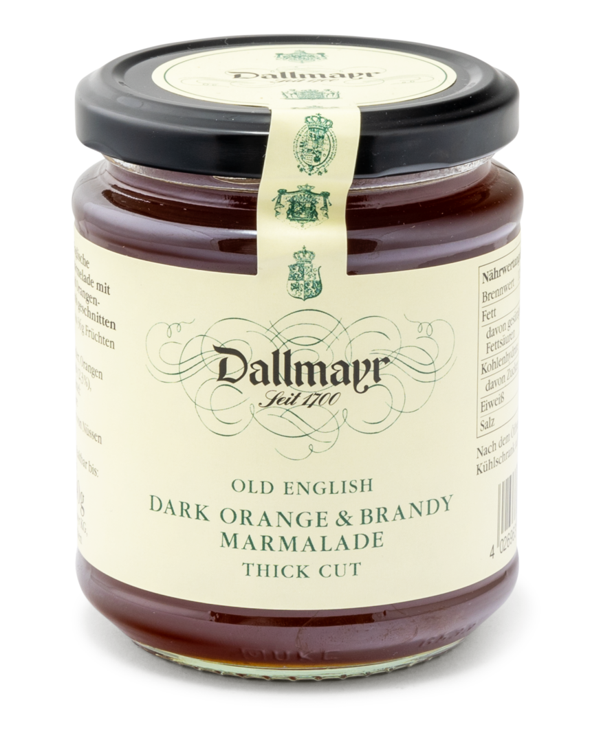 Orangenmarmelade dark thickcut
 Dallmayr
 