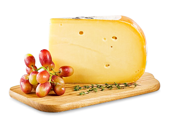 Gouda jung past., mind. 48% Fett i. Tr.
 