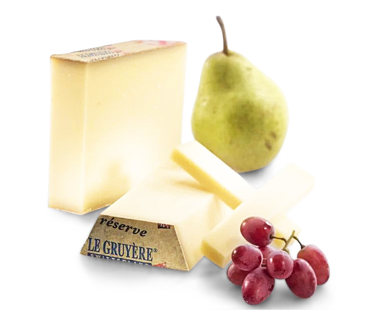 Le Gruyère AOP Réserve
 Rohmilch, mind. 49% Fett i. Tr.