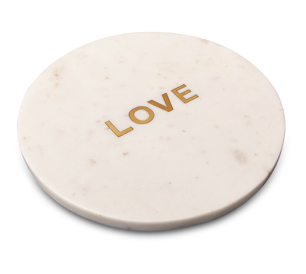 Marmorbrett Love gold 
 