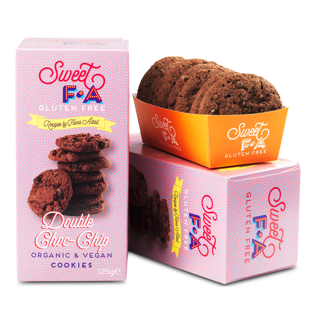 Double Choc Chip Cookies 
 vegan