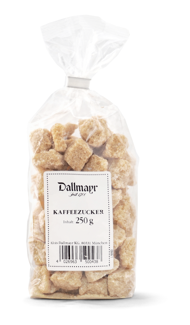 Kaffeezucker braun Dallmayr