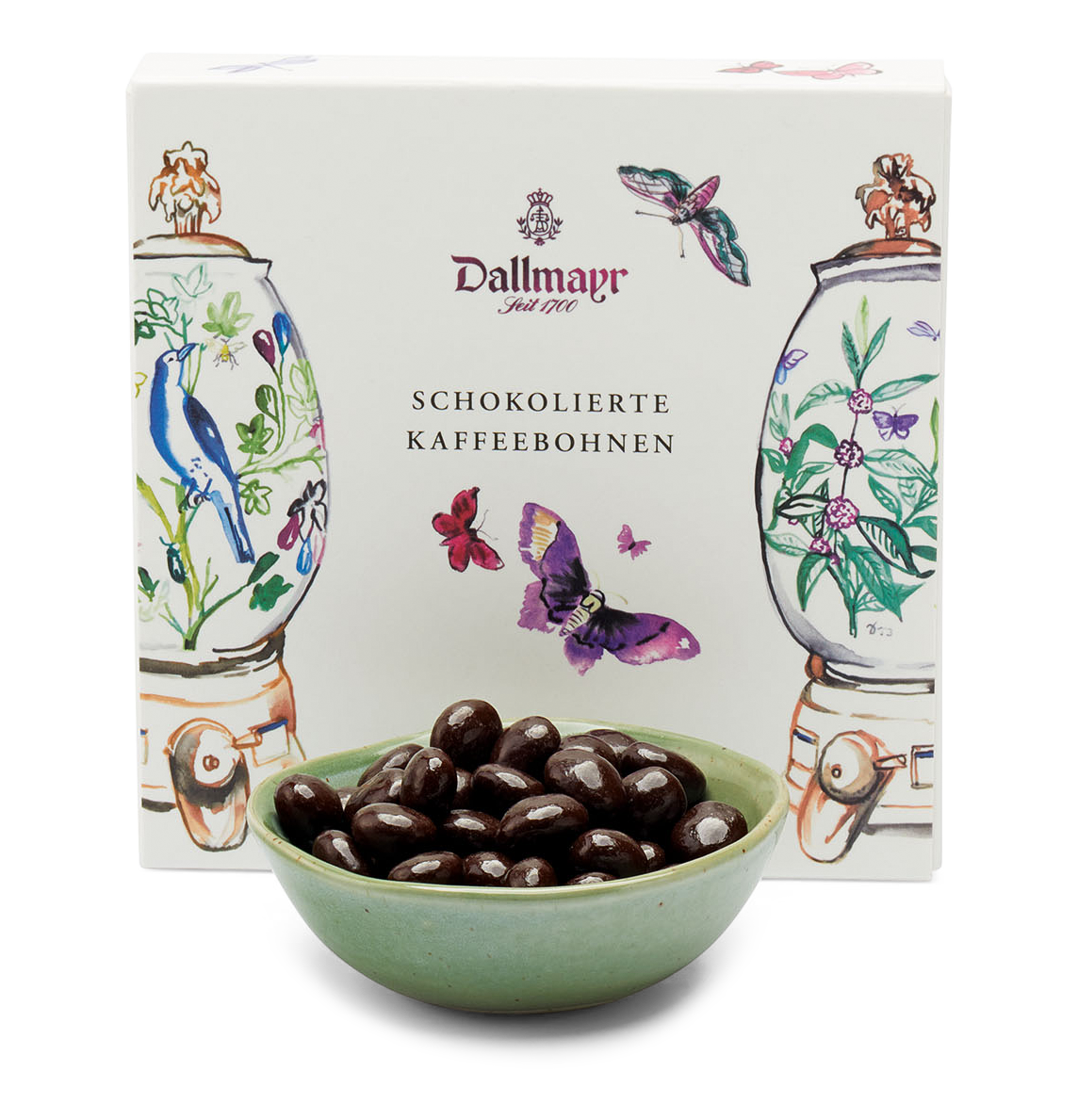 Schokolierte Kaffeebohnen
 Dallmayr