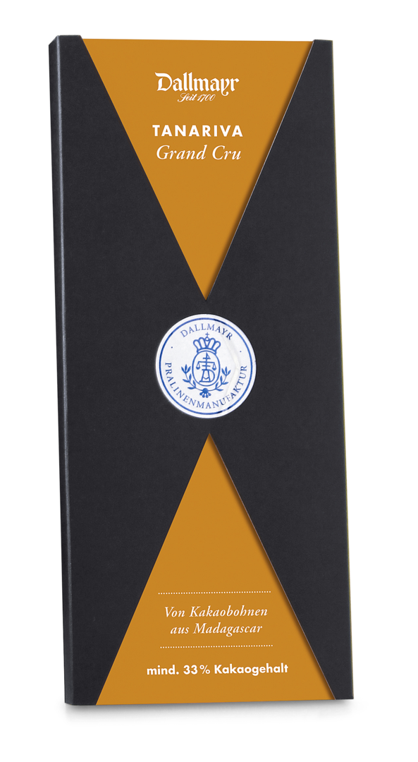 "Grand Cru Tanariva 33%" VM Schokolade
 Dallmayr
 
 