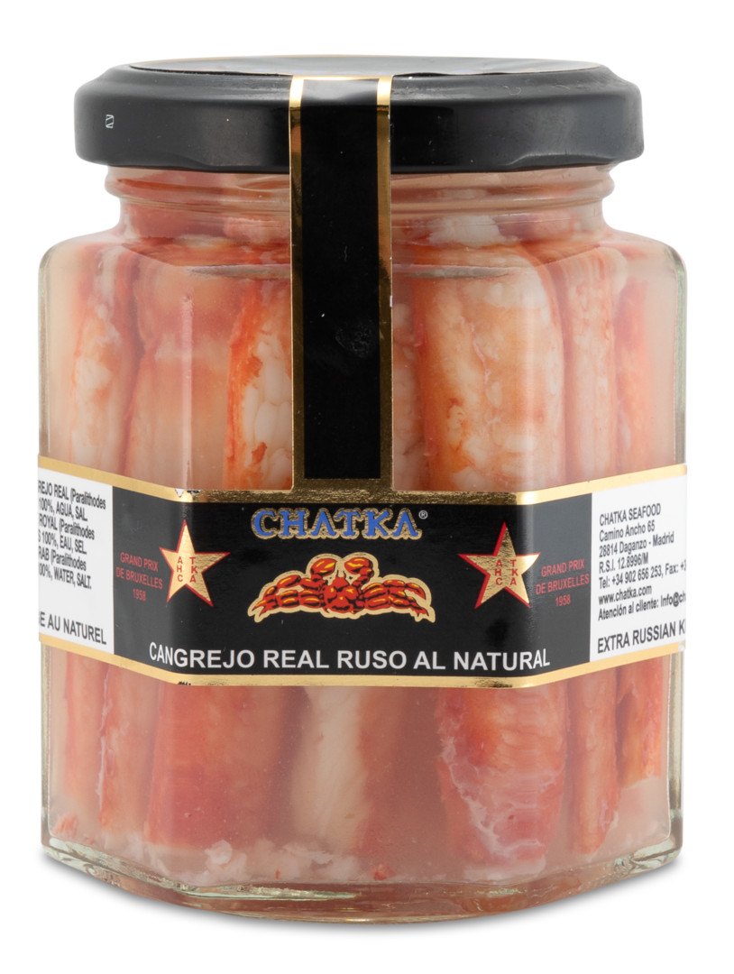 Chatka 100% Beinfleisch Königskrabbe 
 Alaska 