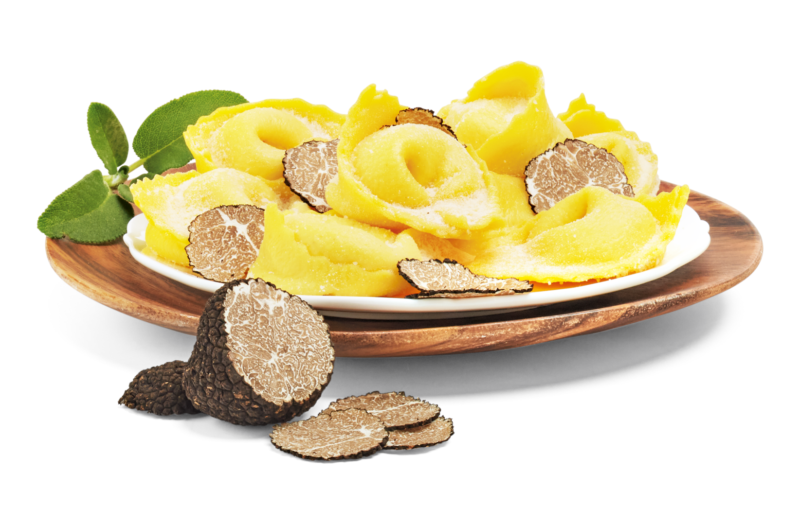 Cappellacci mit Parmesan und schwarzem Trüffel