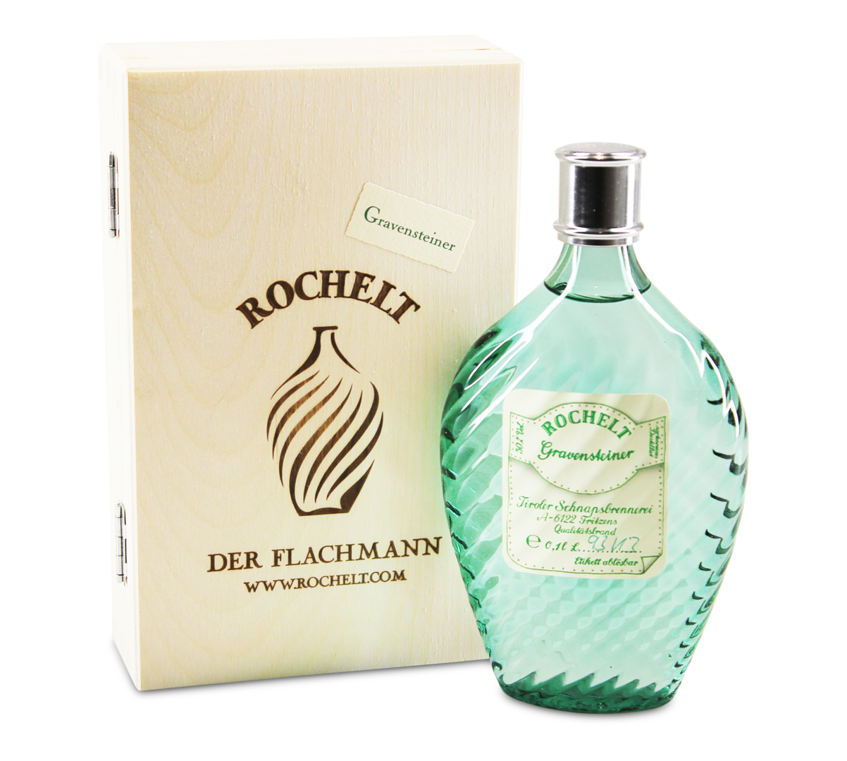 Rochelt Gravensteiner Apfel Glasflachmann