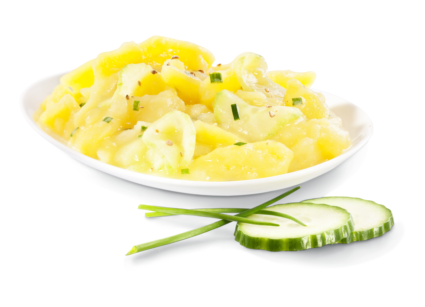 Kartoffelsalat mit Gurke 
