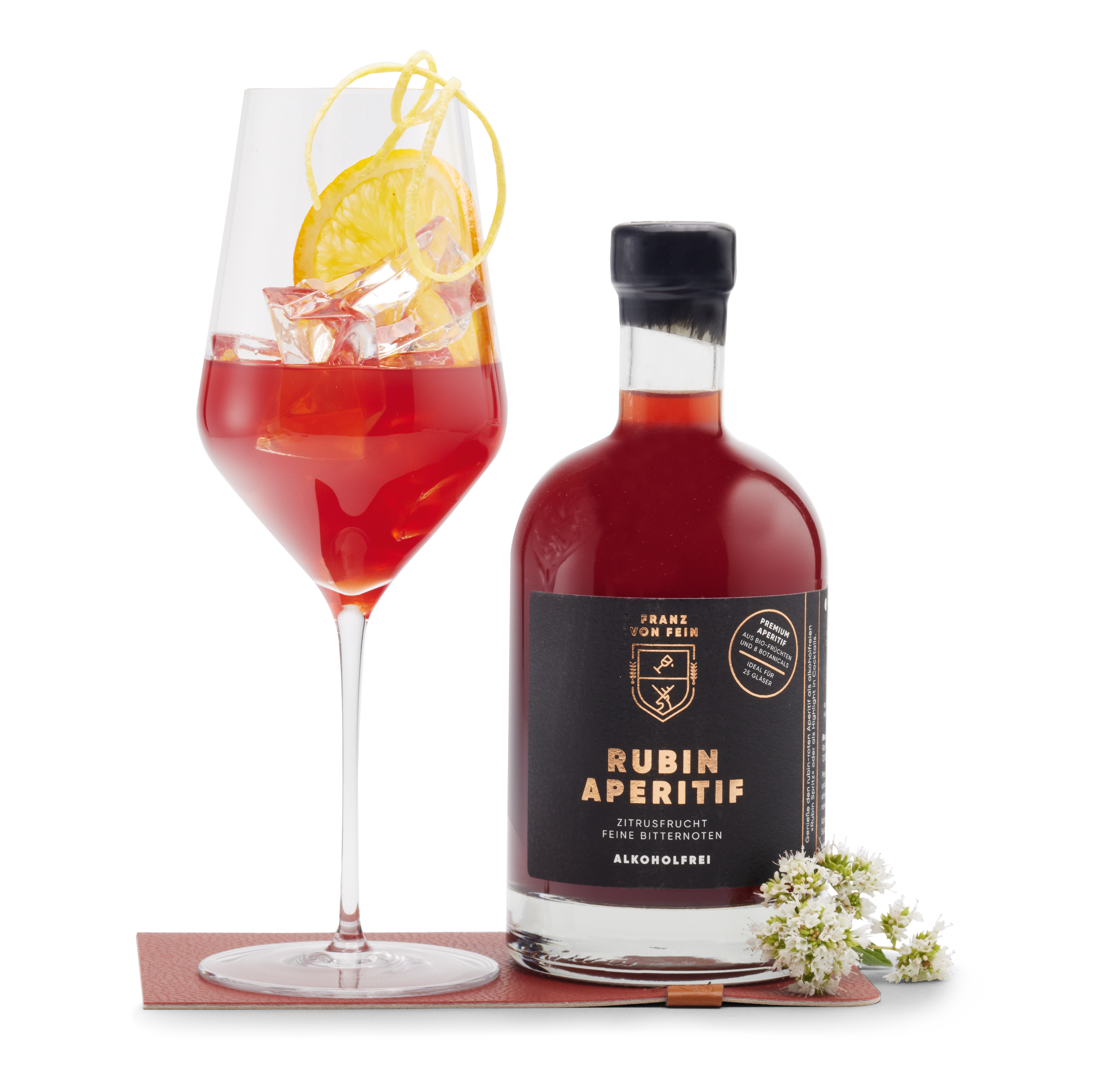 Alkoholfreier Rubin Aperitif