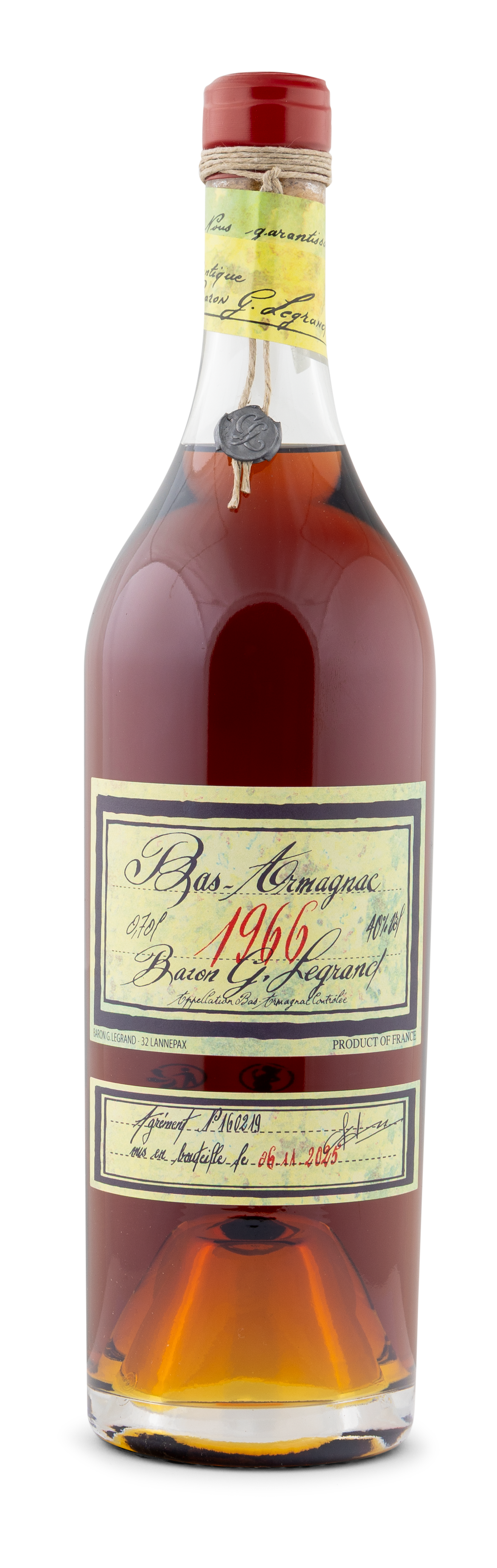 1966 Bas Armagnac "Baron Gaston Legrand"