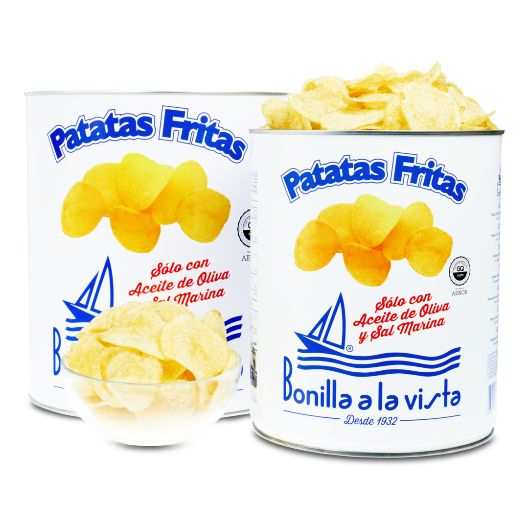 Patatas Fritas mit Olivenöl und Meersalz 