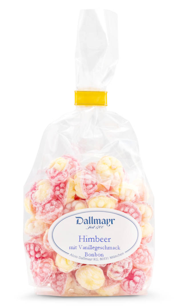 Himbeer-Vanille Bonbons
 Dallmayr
 