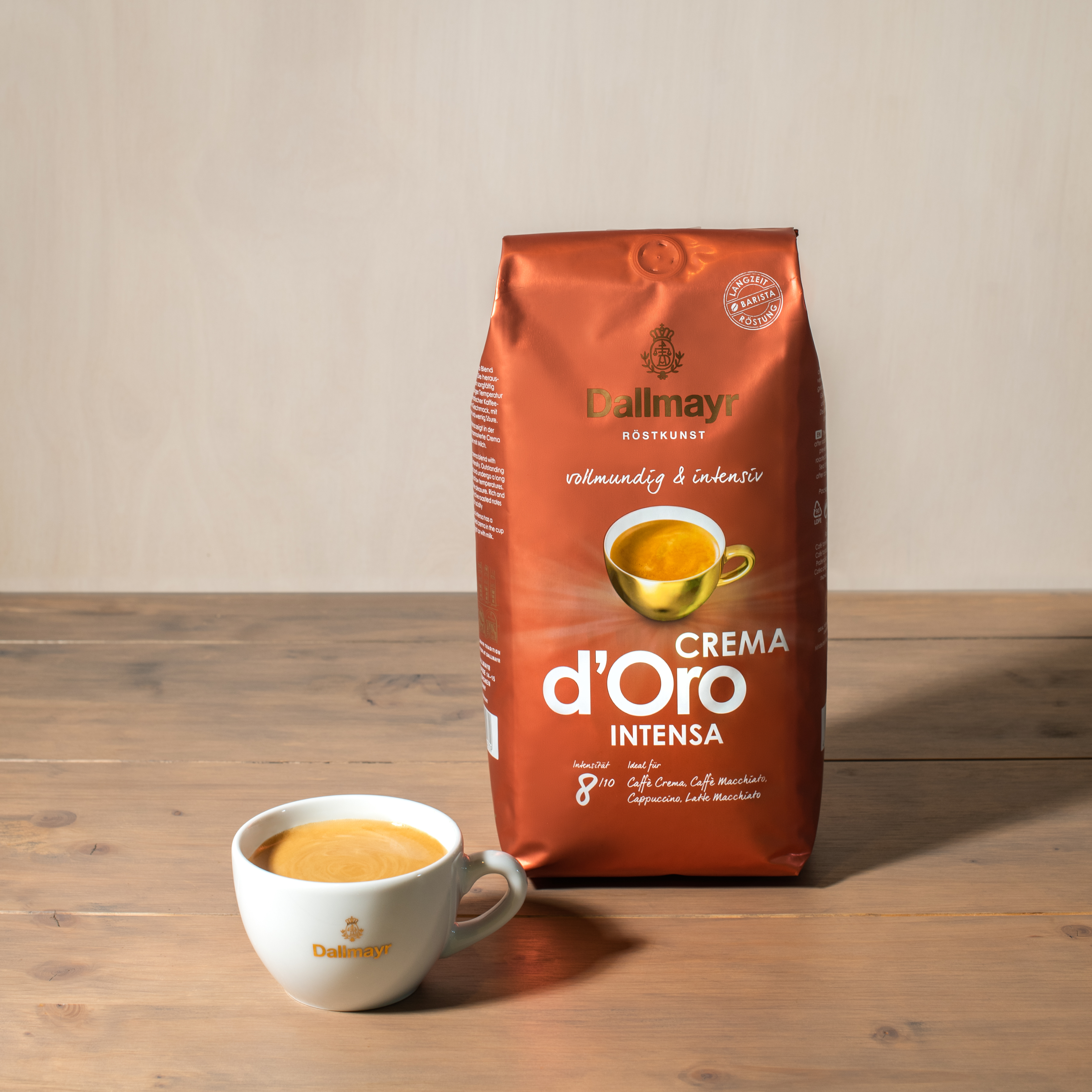 Crema d'Oro Intensa ganze Bohne