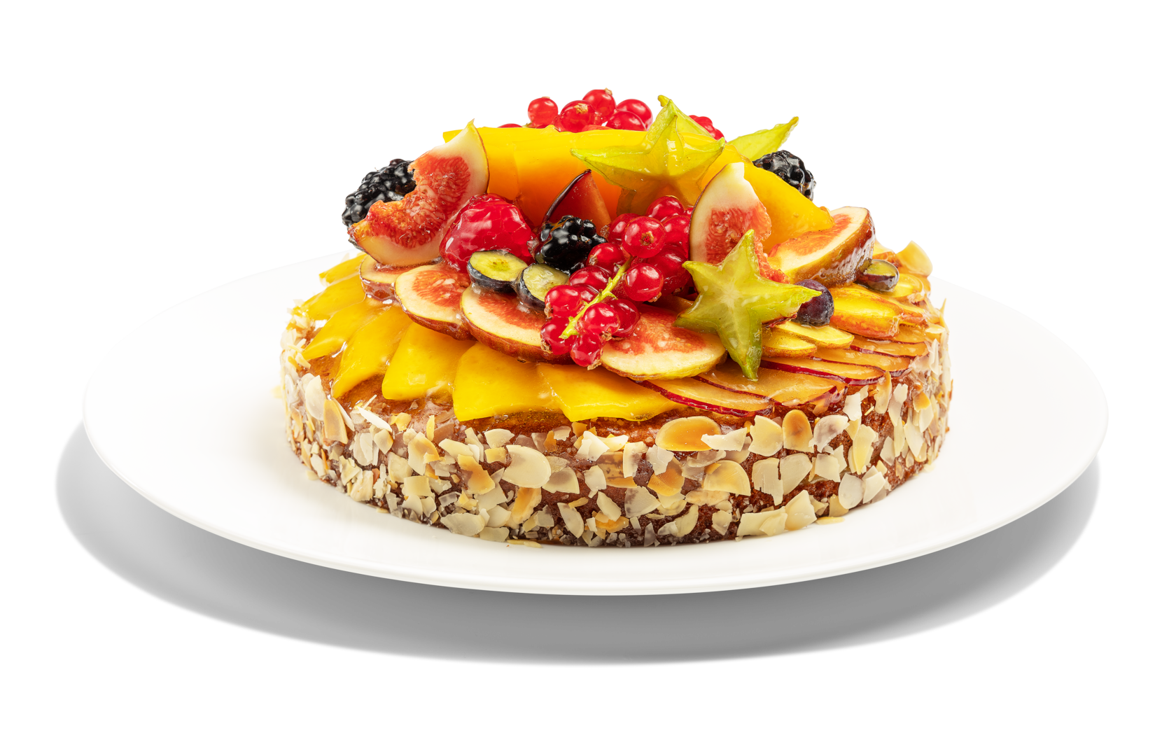 Obstkuchen mit frischen Früchten
 