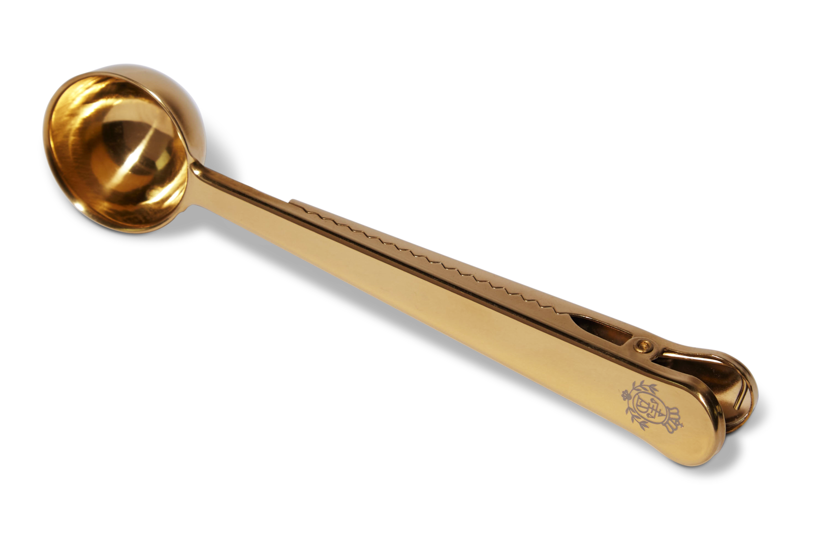 Kaffee-Clip-Messlöffel gold 
 Dallmayr
