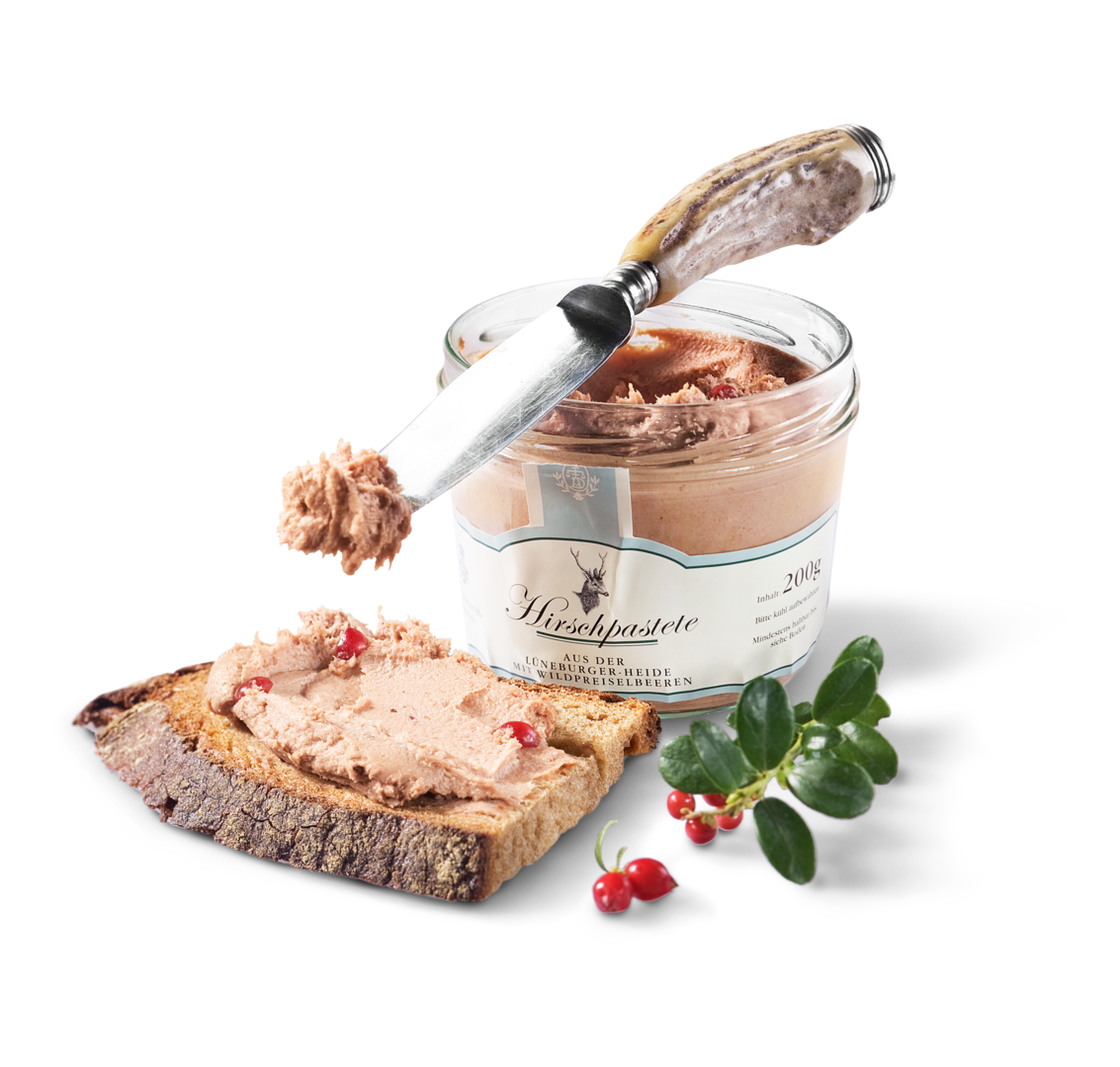 Hirschpastete mit Wildpreiselbeere
