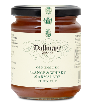 Orangenmarmelade mit Whisky
 Dallmayr