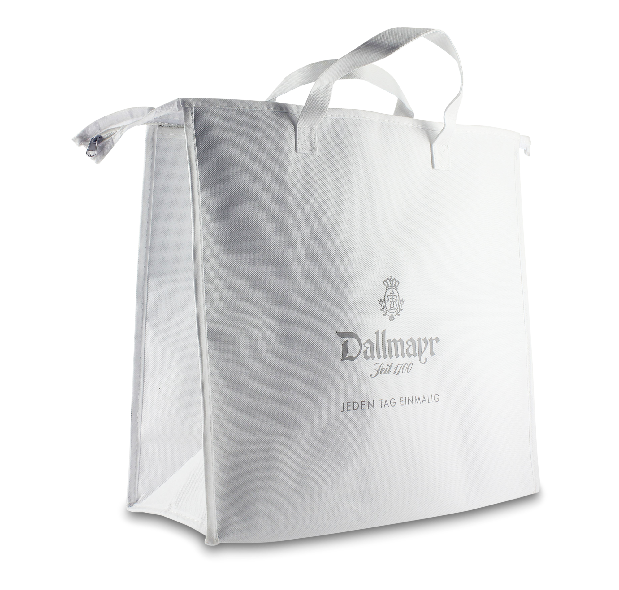 Kühltasche weiß mit Logo  
 