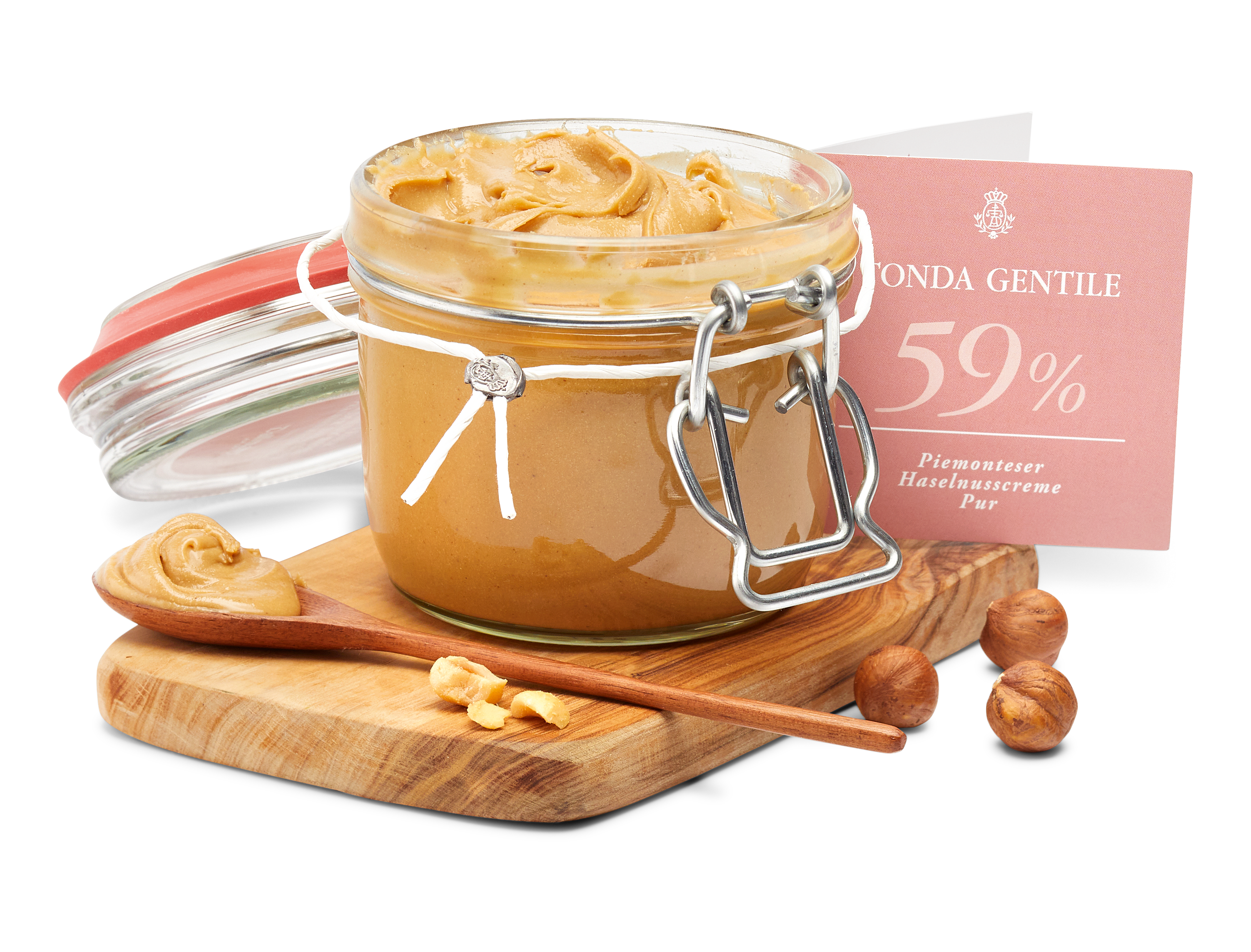 Tonda Gentile 59% Piemonteser Haselnusscreme
 