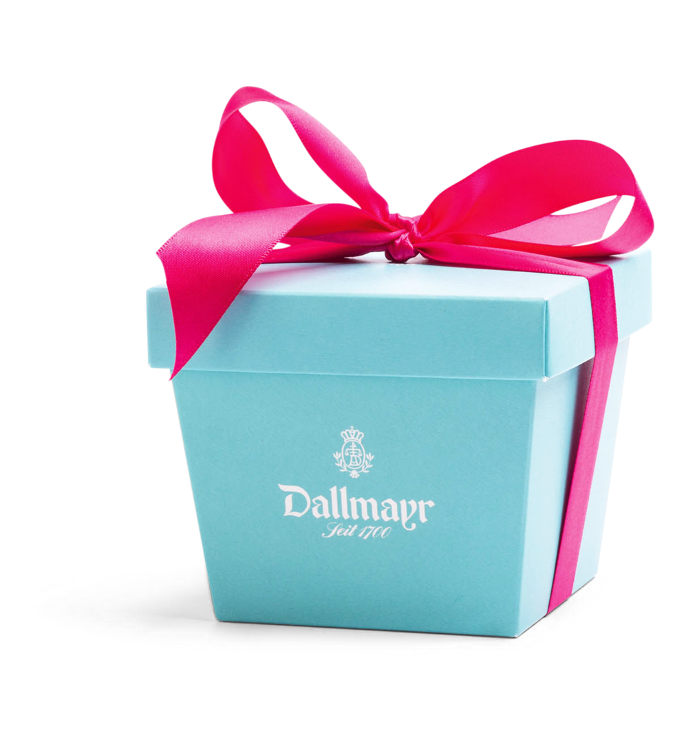 Pralinen "Residenz" hellblau
 Dallmayr