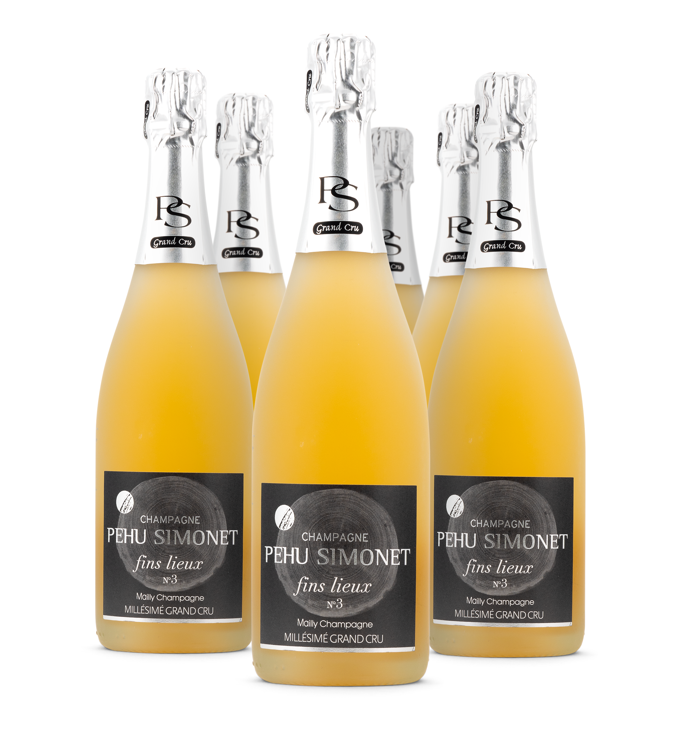 2012 Champagne Pehu Simonet fins lieux N° 3 Mailly Millésimé Grand Cru Blanc de Noirs Les Poules 