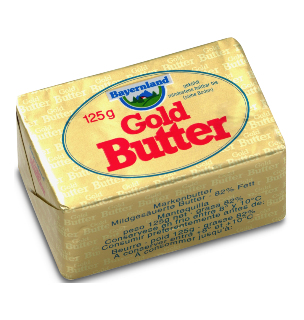Goldbutter Bayernland 
 mildgesäuert 82% Fett