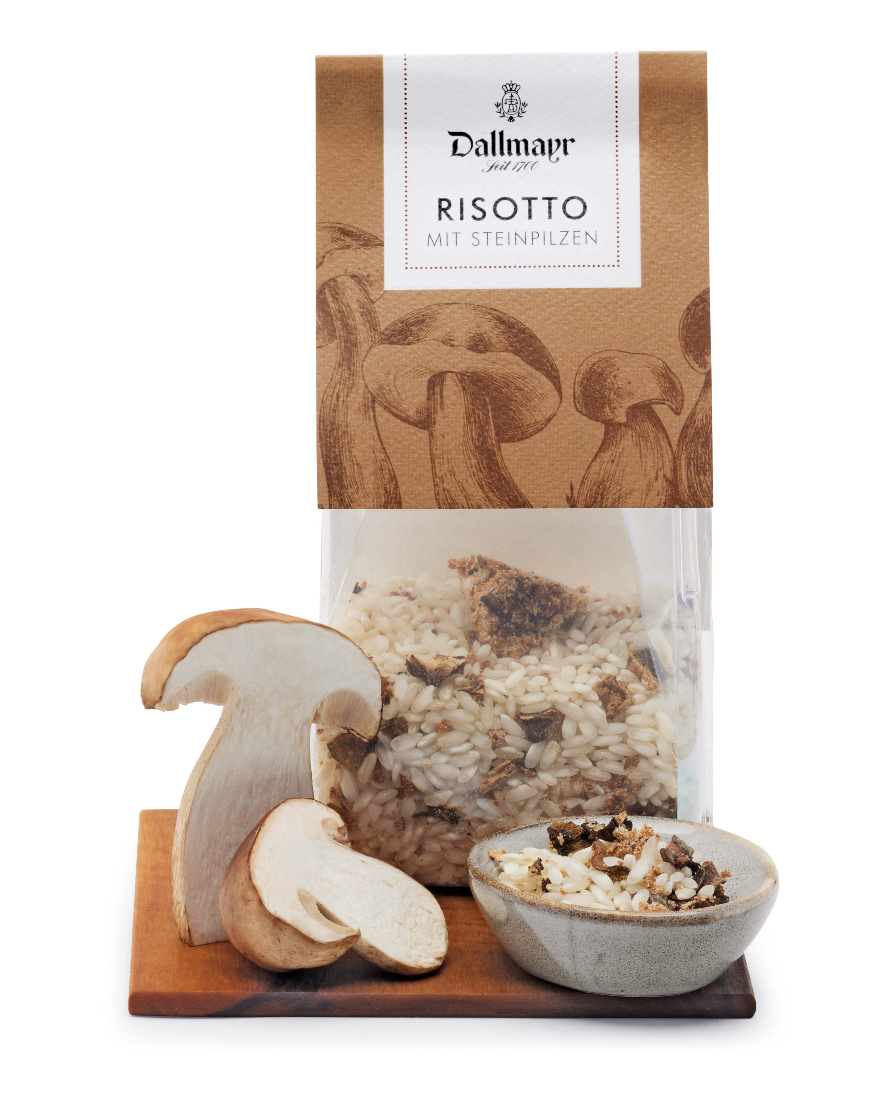 Risotto mit Steinpilz
 Dallmayr
 