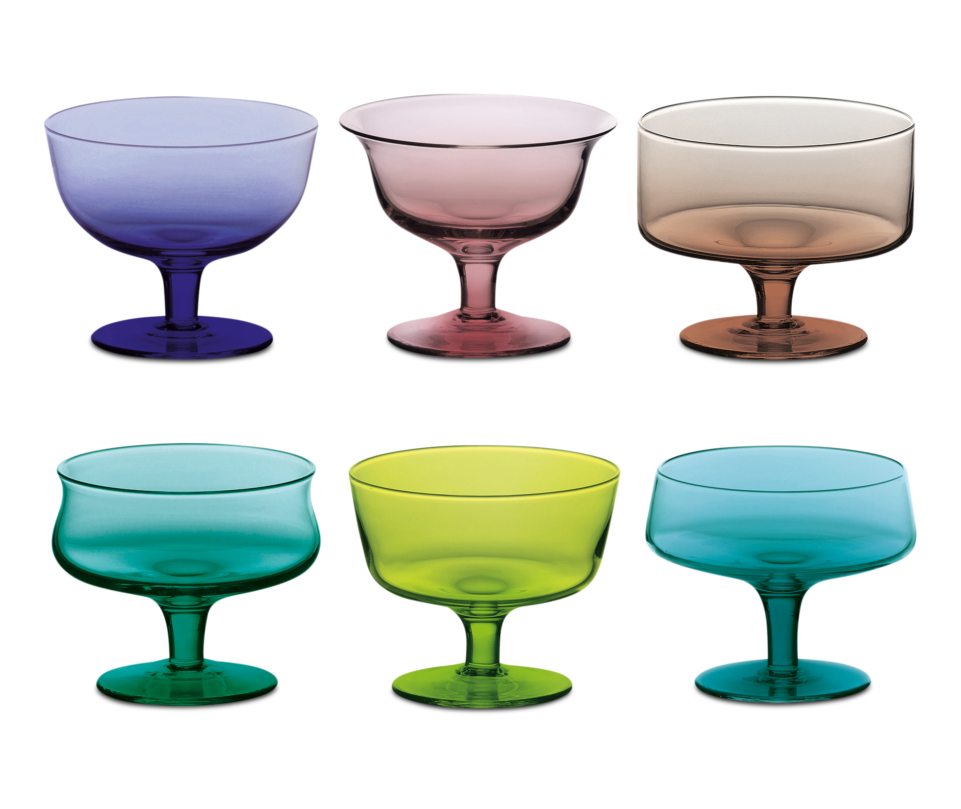 Coupe 
 6er Set bunt
 Bitossi, 8,5cm