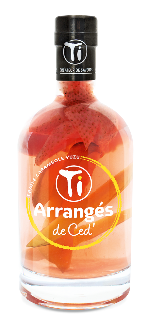 Ti Arrangés de Ced' Rhum Fraise/ Carambole/ Yuzu