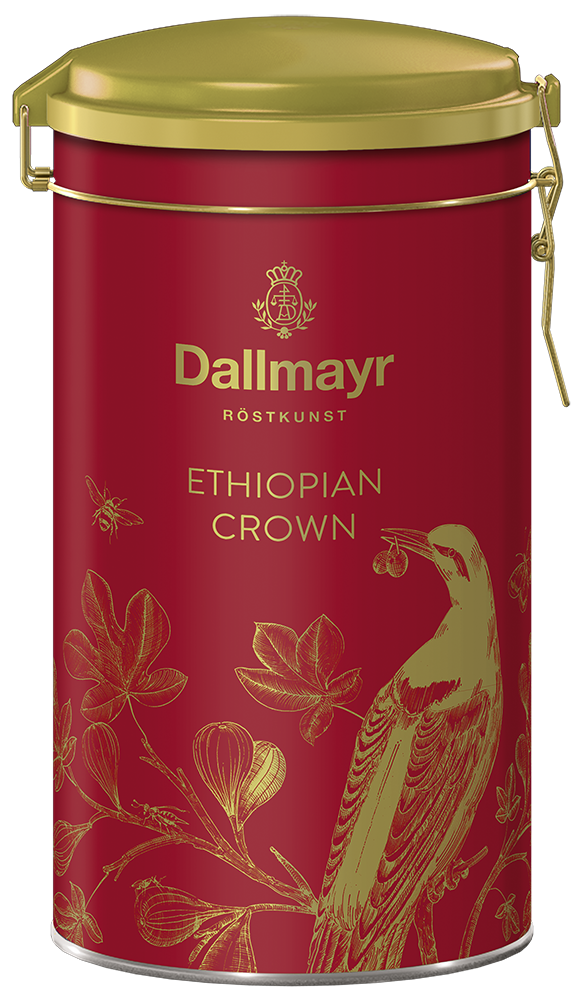 Ethiopian Crown Schmuckdose rot gemahlen