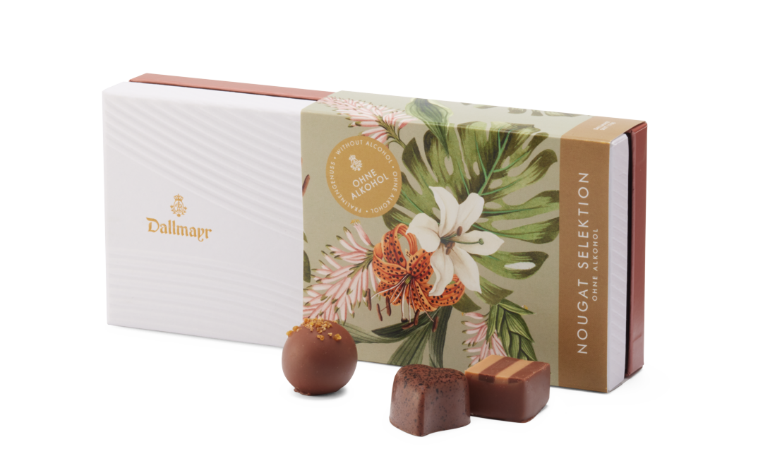 Pralinen "Nougat Selektion" alkoholfrei
 Dallmayr