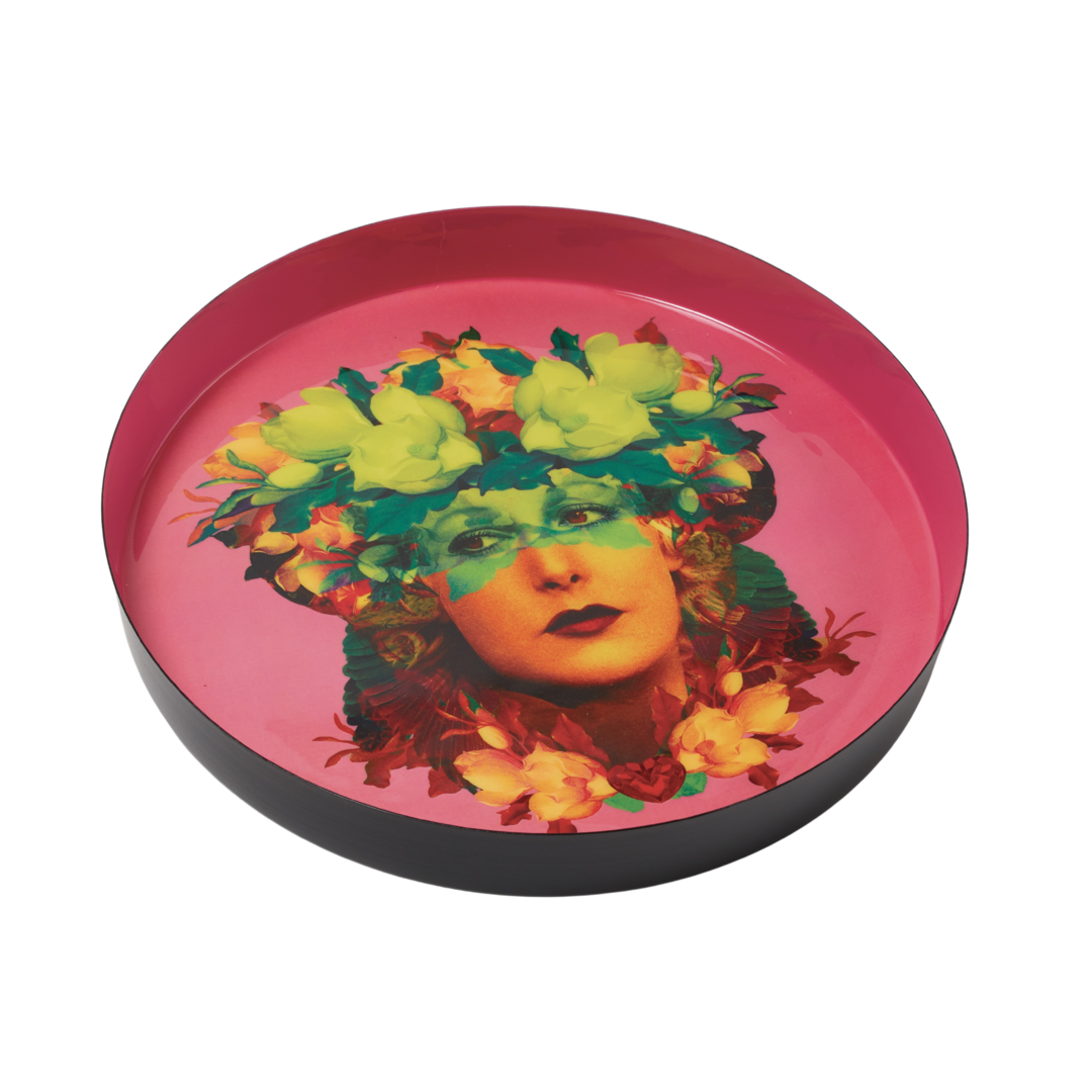 Tablett rund Rosana Curiosito 
 