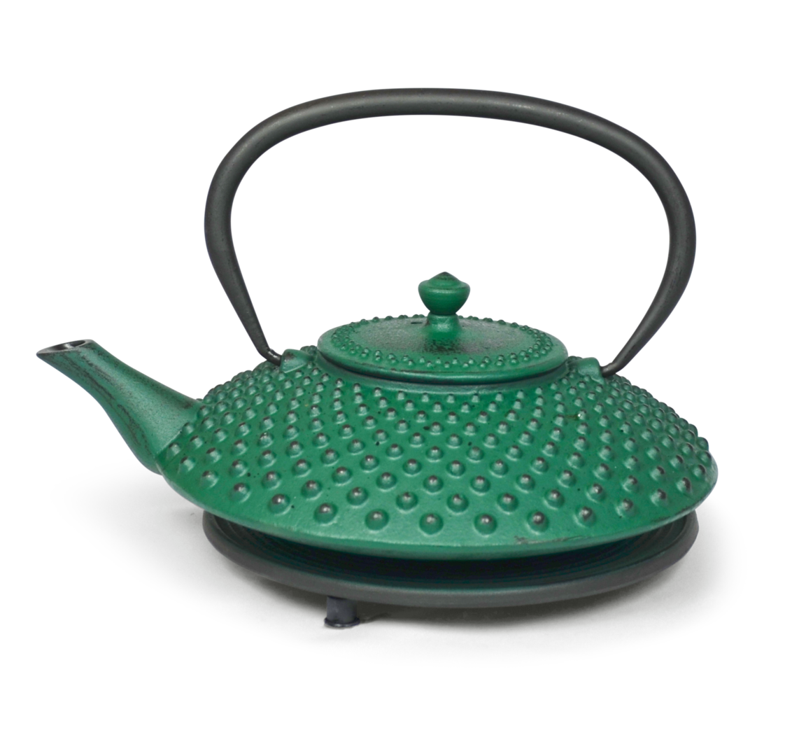 Teekanne grün 1l mit Untersatz
 - Kambin -
 